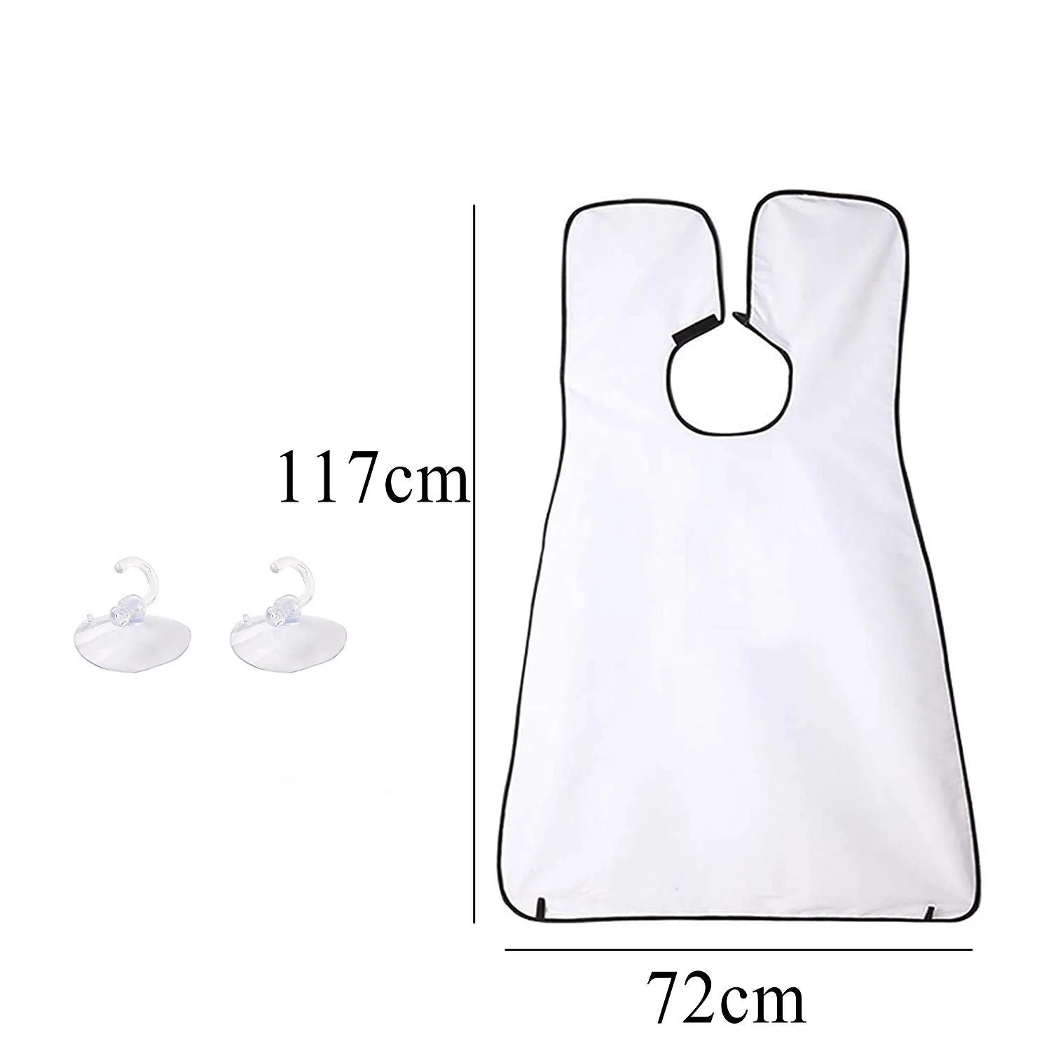 1417 Beard Apron Hair Clippings Catcher Grooming Bib