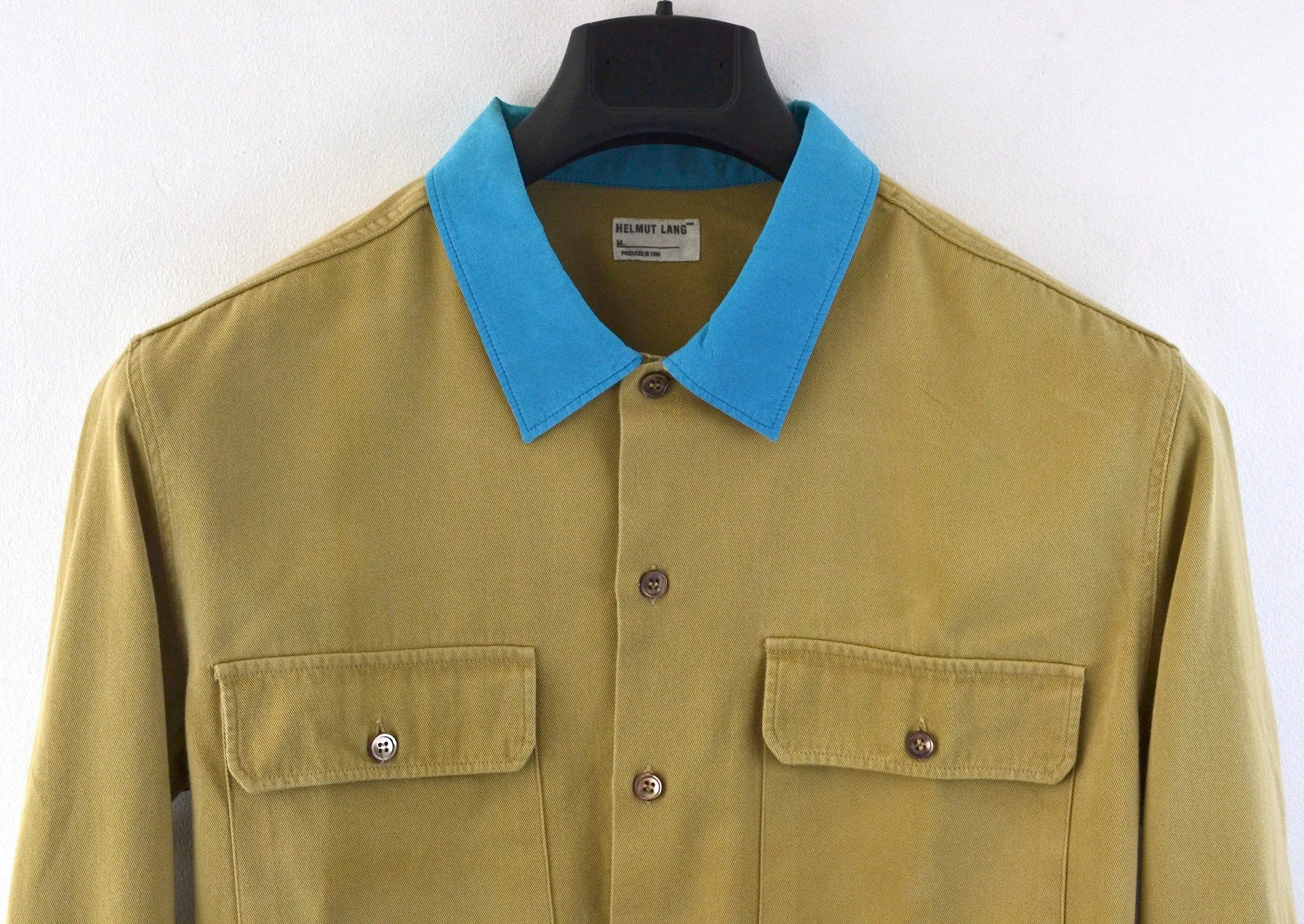 1997 Workwear Shirt with Contrasting Collar