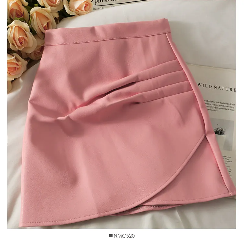 A-line skirt women's autumn dress anti slip Hip Wrap Skirt  2497