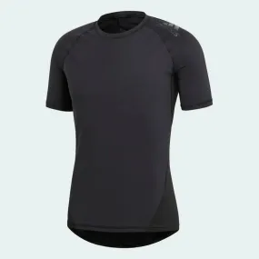 adidas Alphaskin  SS Compression Shirt-Black