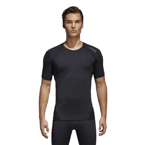 Adidas Men&#39;s Training Alphaskin Sport T-Shirts Black CF7235