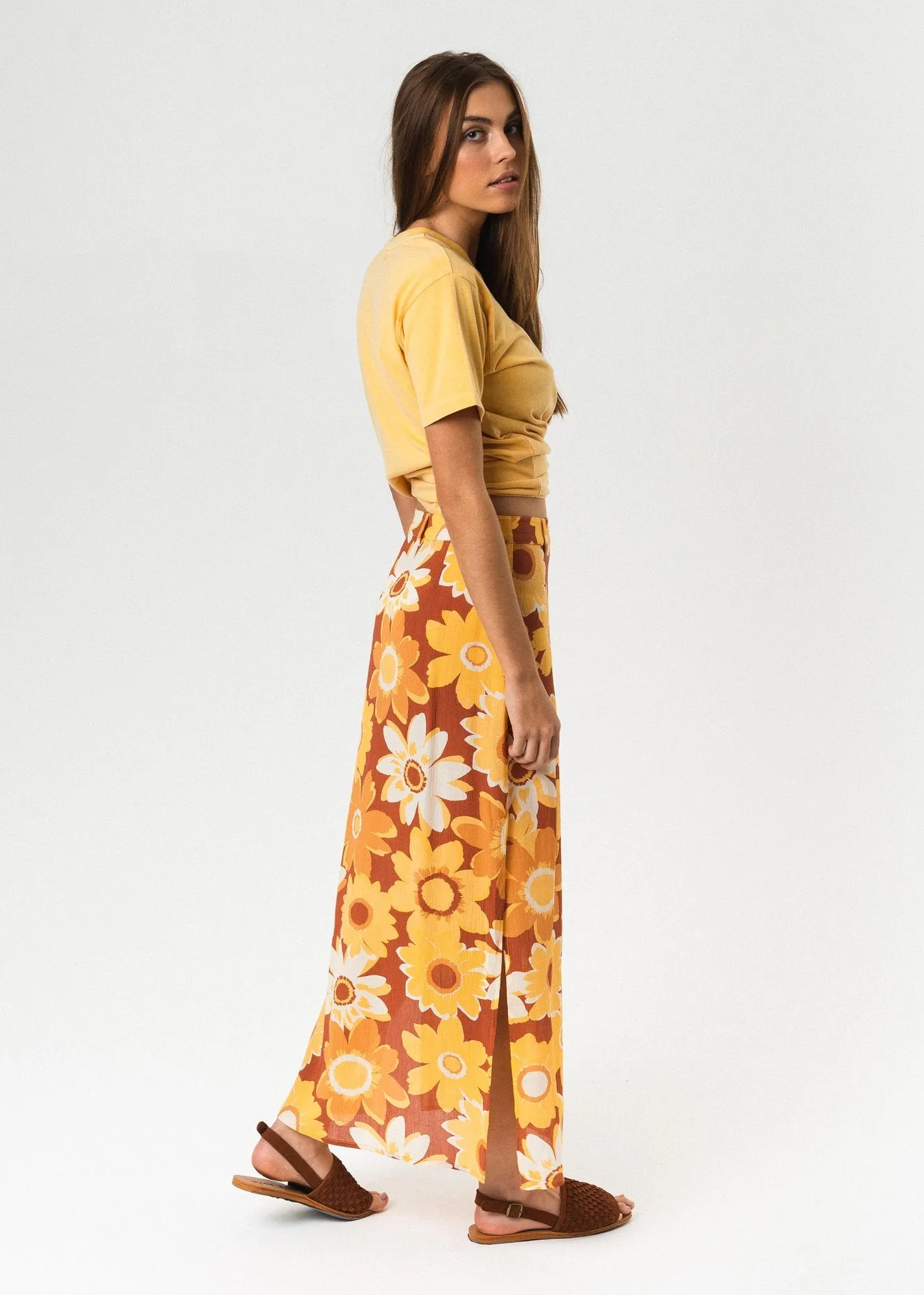 Afends Womens Sundays - Maxi Skirt