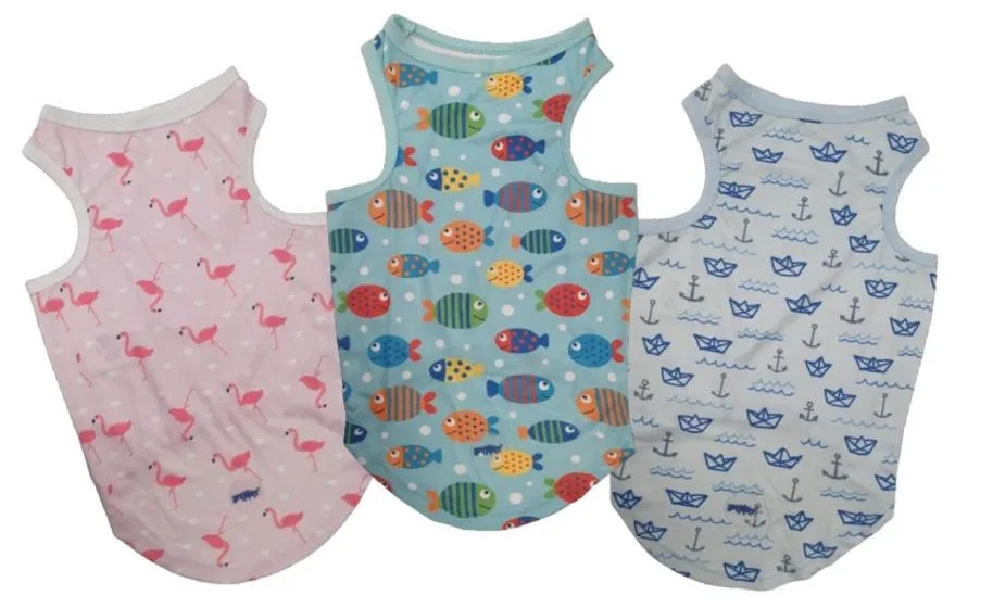 Animate - Pet Cooling Vest - Flamingo - Large - 45cm (Chest: 61cm, Neck: 39cm)