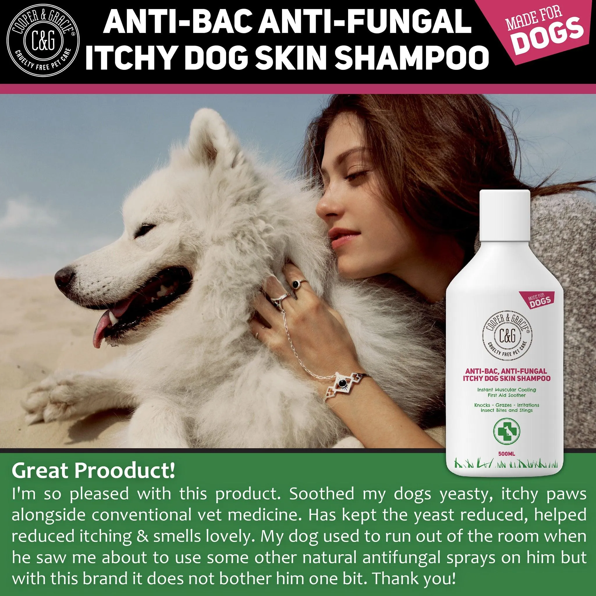 Antifungal Antibacterial Dog Shampoo