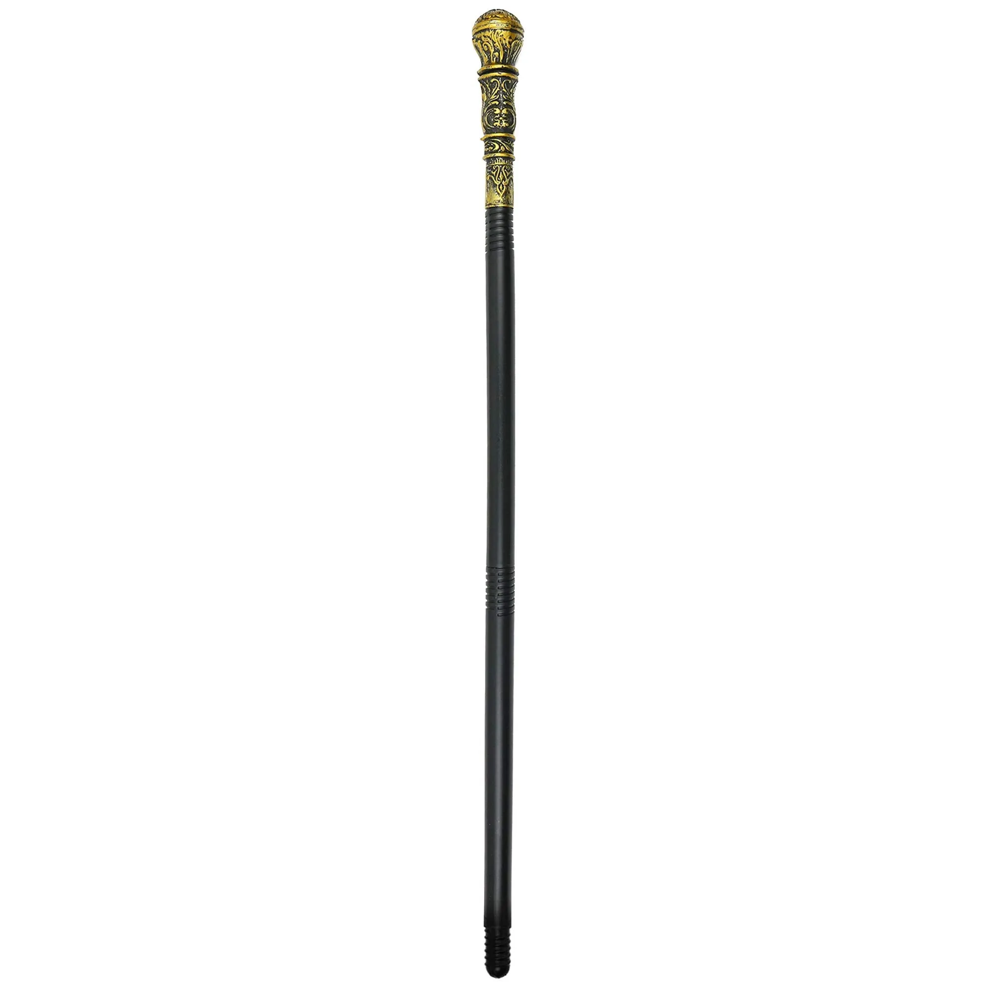 Antique Gold Walking Cane - Elegant Vintage Prop Stick Dress Canes Costume Accessories for All Ages