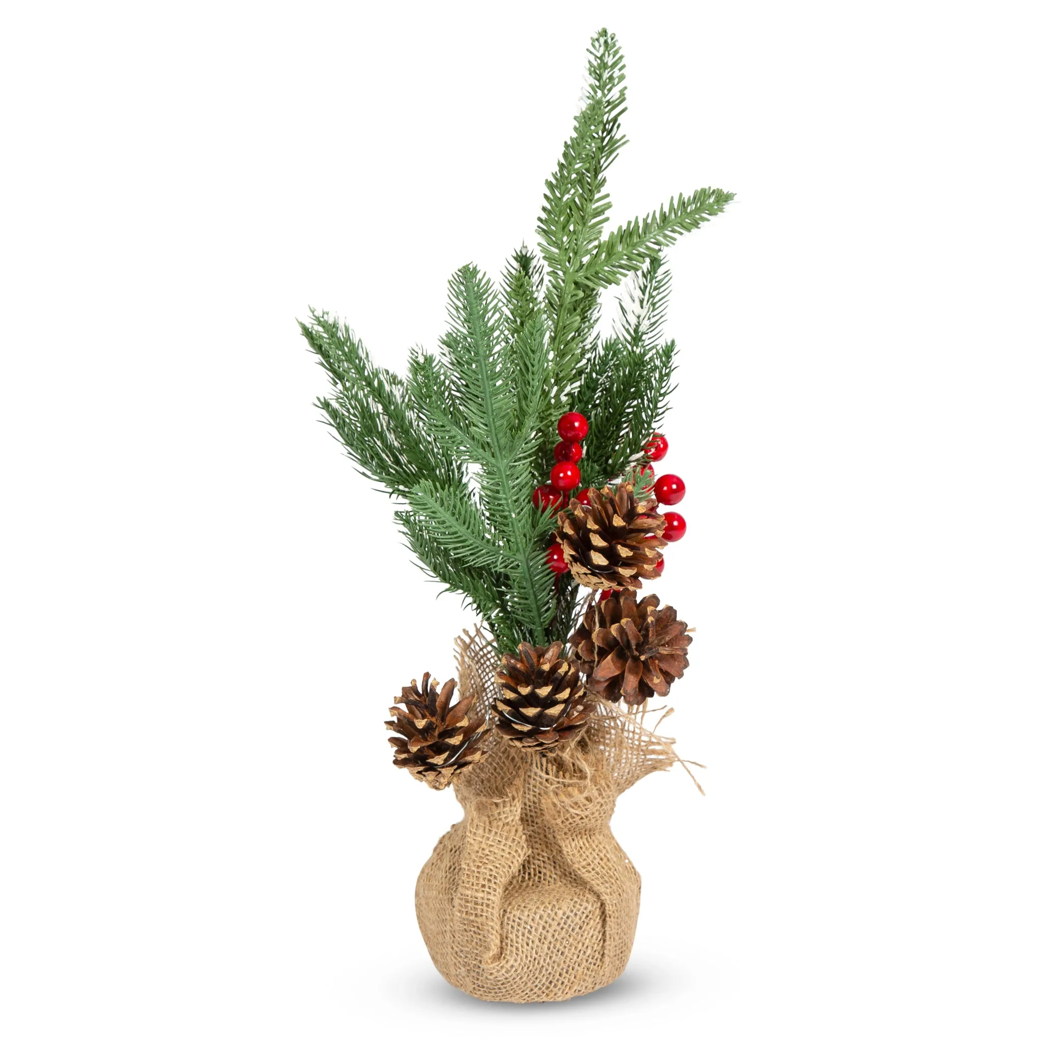 Artificial Pine Tree Christmas Bouquet Table Top Decoration - 45cm