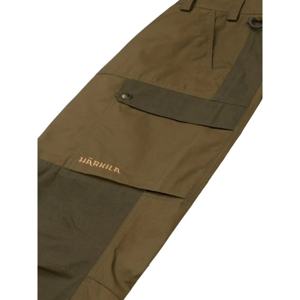 Asmund Trousers - Dark Olive/Willow Green by Harkila