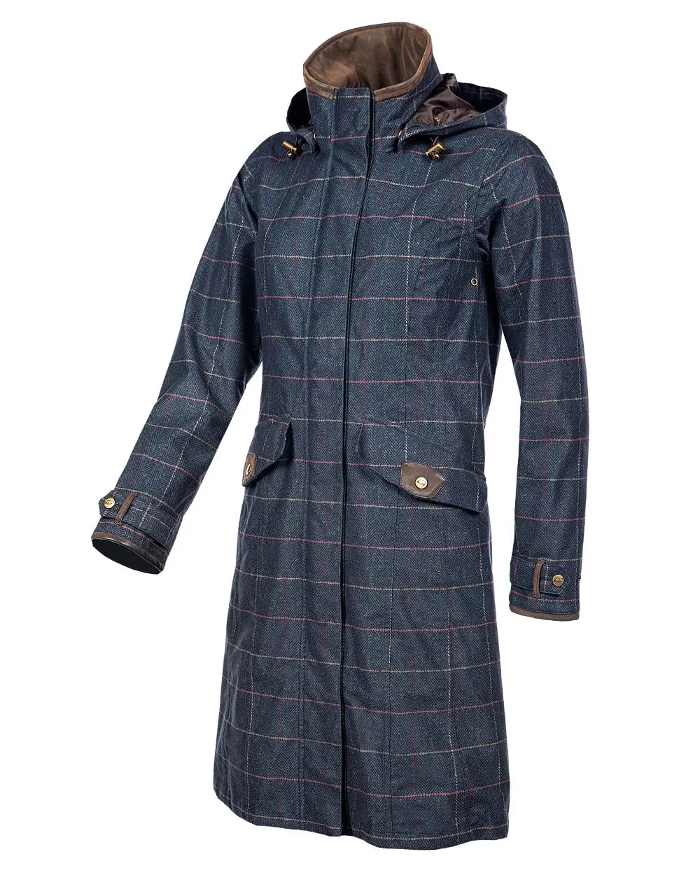 Baleno Twyford Womens Printed Tweed Coat