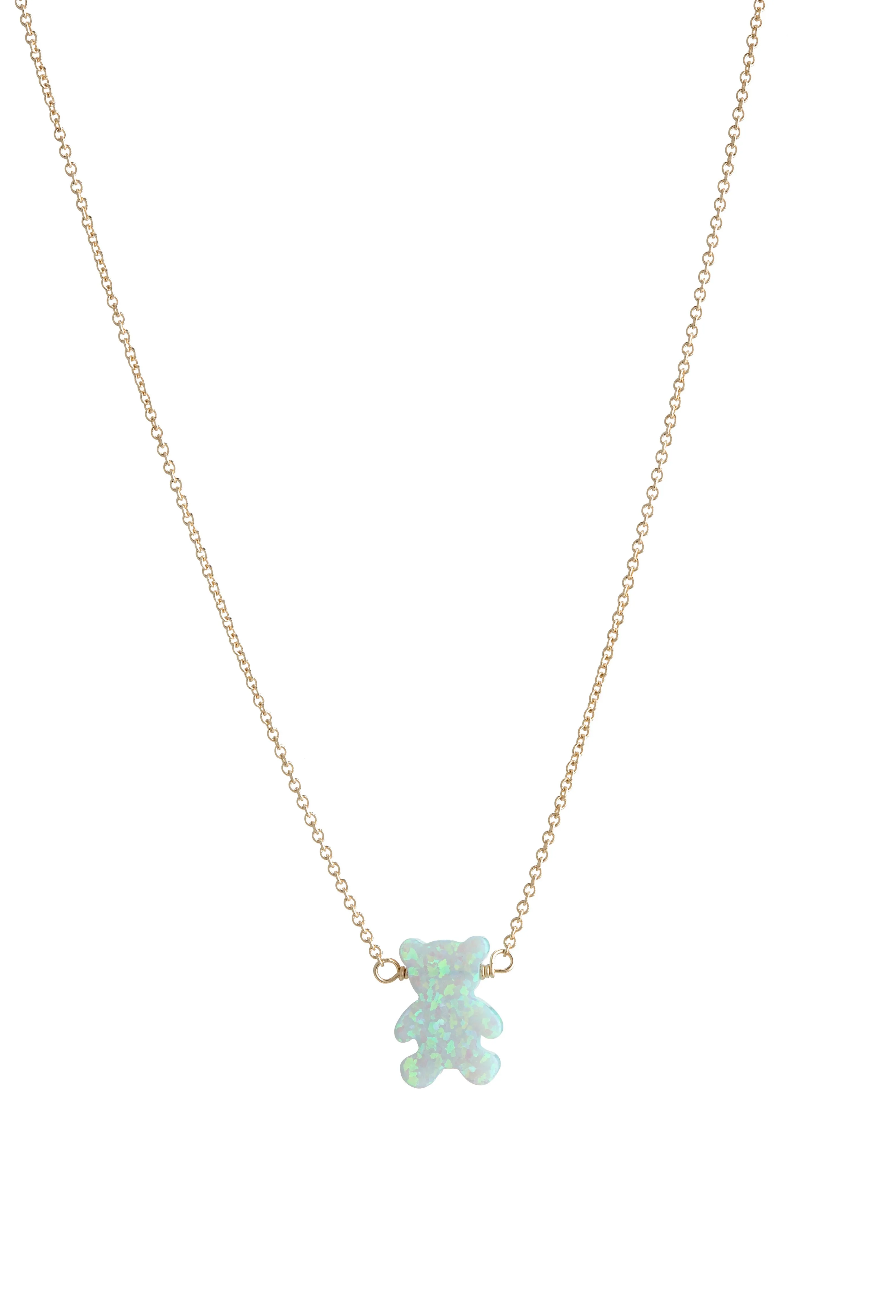 bara boheme | "TEDDY BEAR" Opal Necklace