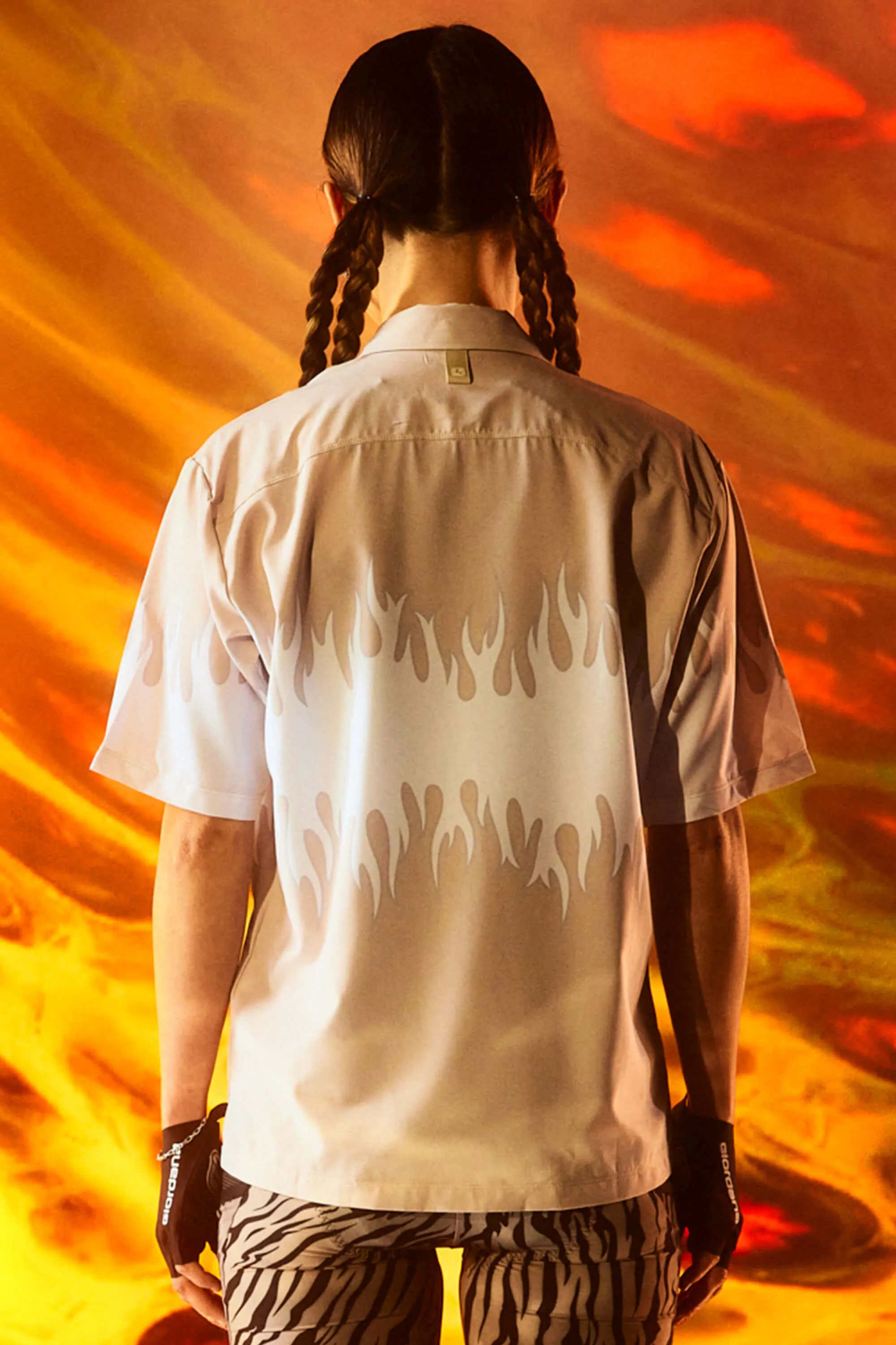 Beyond Gravel Flames Soave Resort Shirt