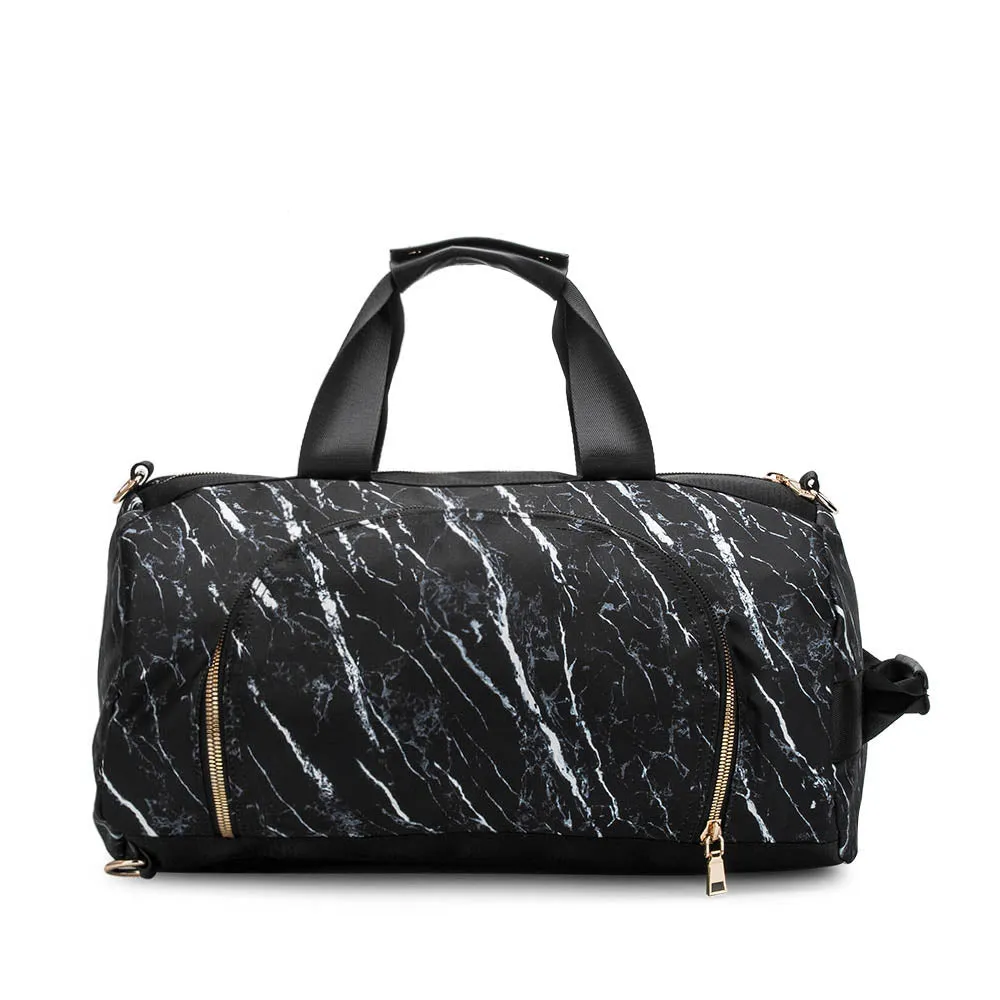 BIKOSTAL Black Marble Duffle