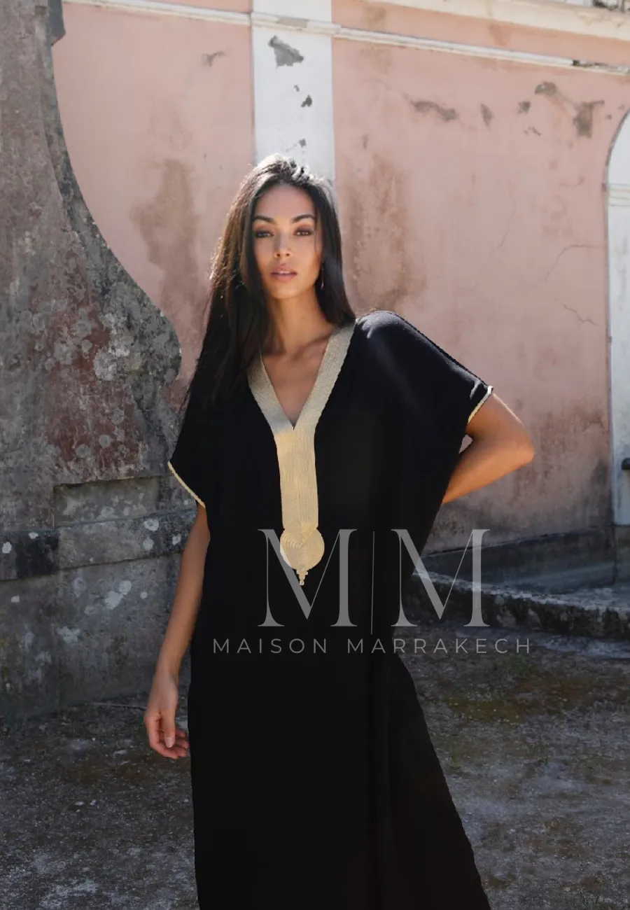 Black Gold Marrakech Gandora -home dress, resort dress