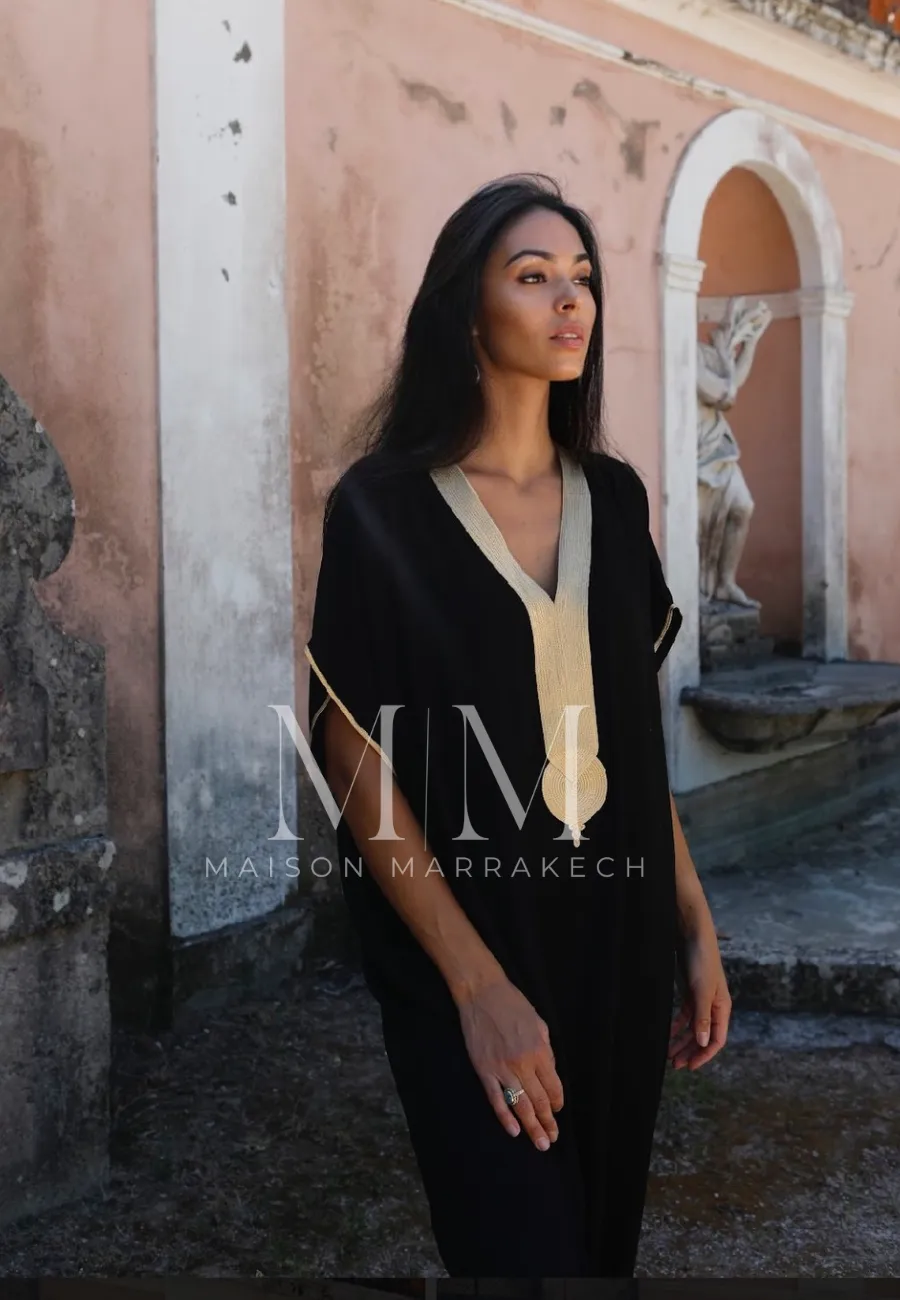 Black Gold Marrakech Gandora -home dress, resort dress