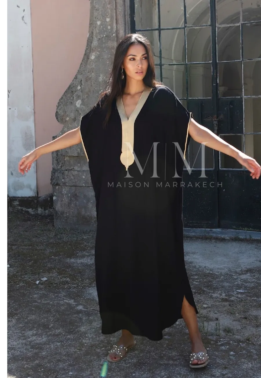 Black Gold Marrakech Gandora -home dress, resort dress