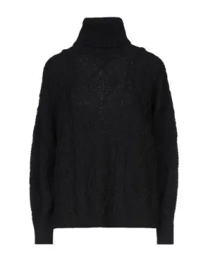 Blugirl Blumarine Women Turtleneck Black 10 UK