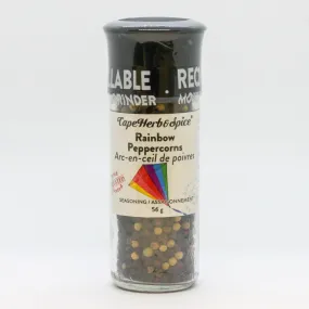 Cape Herb & Spice Rainbow Peppercorns - Grinder (56g)