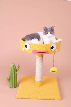 Cartoon Clumsy Chicken Cat Scratcher Tree