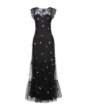 Cavalli Class Women Long dress Black 6 UK