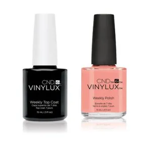 CND - Vinylux Topcoat & Salmon Run 0.5 oz - #181