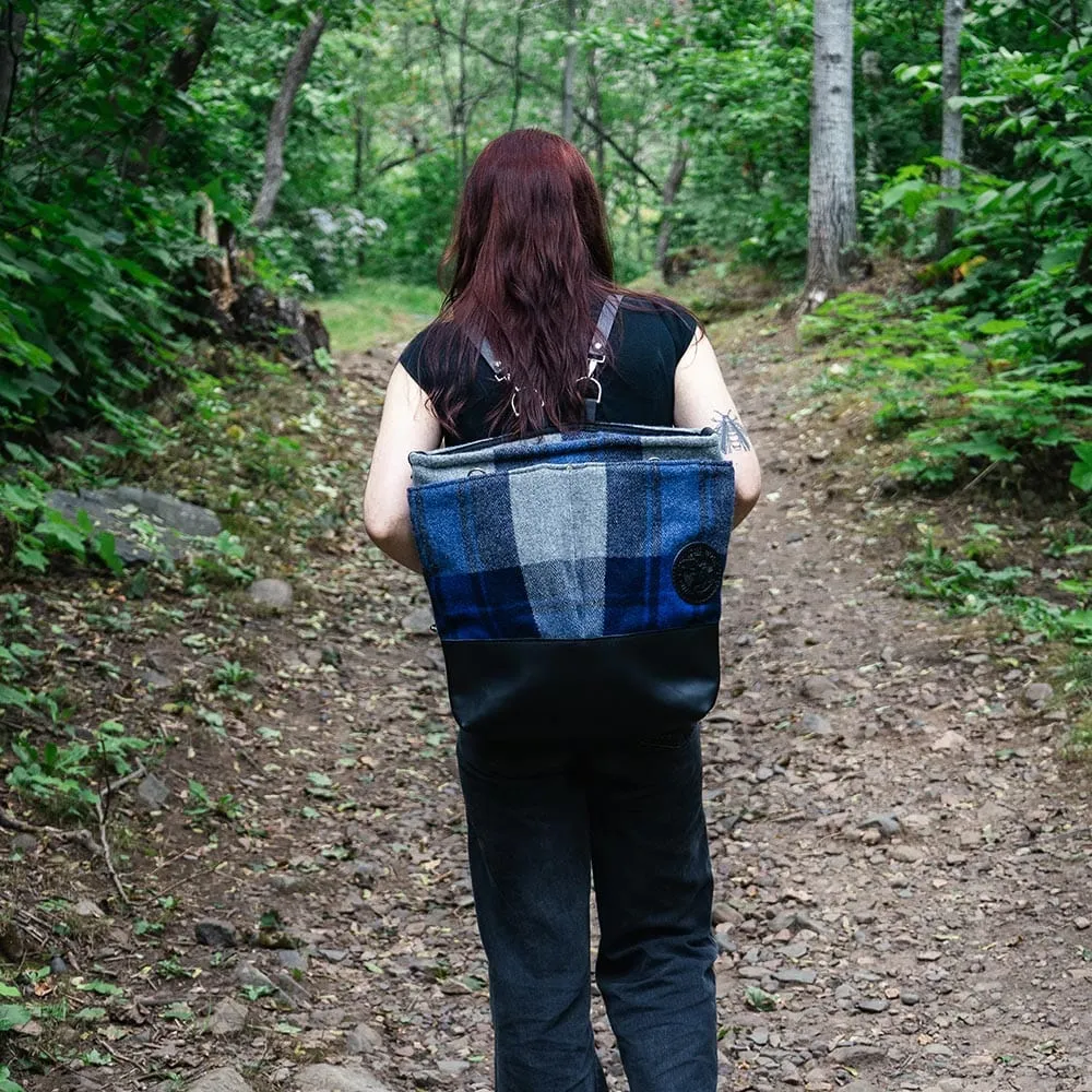 Convertible Wool & Leather Tote - Duluth Pack x Faribault Mill