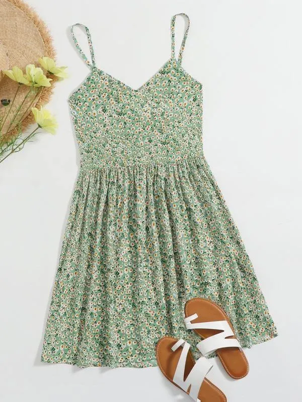 Daisy Floral Slip Dress