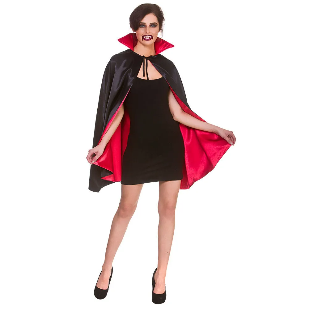 Deluxe Satin Vampire Cape 80cm