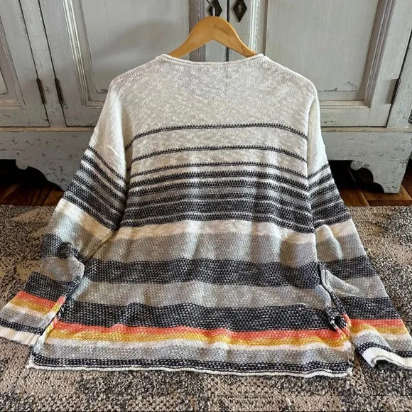 Dixon Stripe Cotton Knit Lightweight Sweater