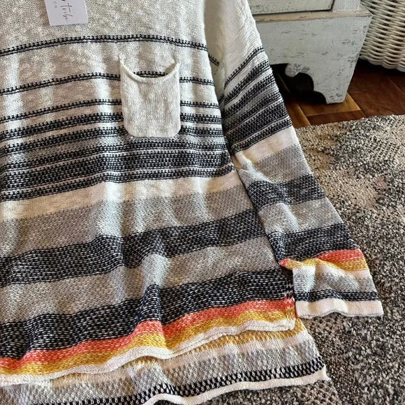 Dixon Stripe Cotton Knit Lightweight Sweater