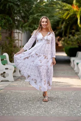 Dolma Pamo Tiered Maxi Bohemian Dress