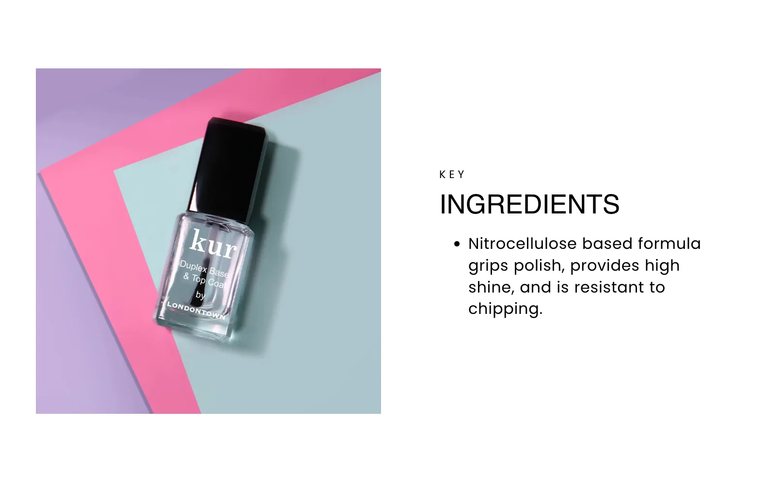 Duplex Base & Top Coat | Nail Care - Clean Beauty