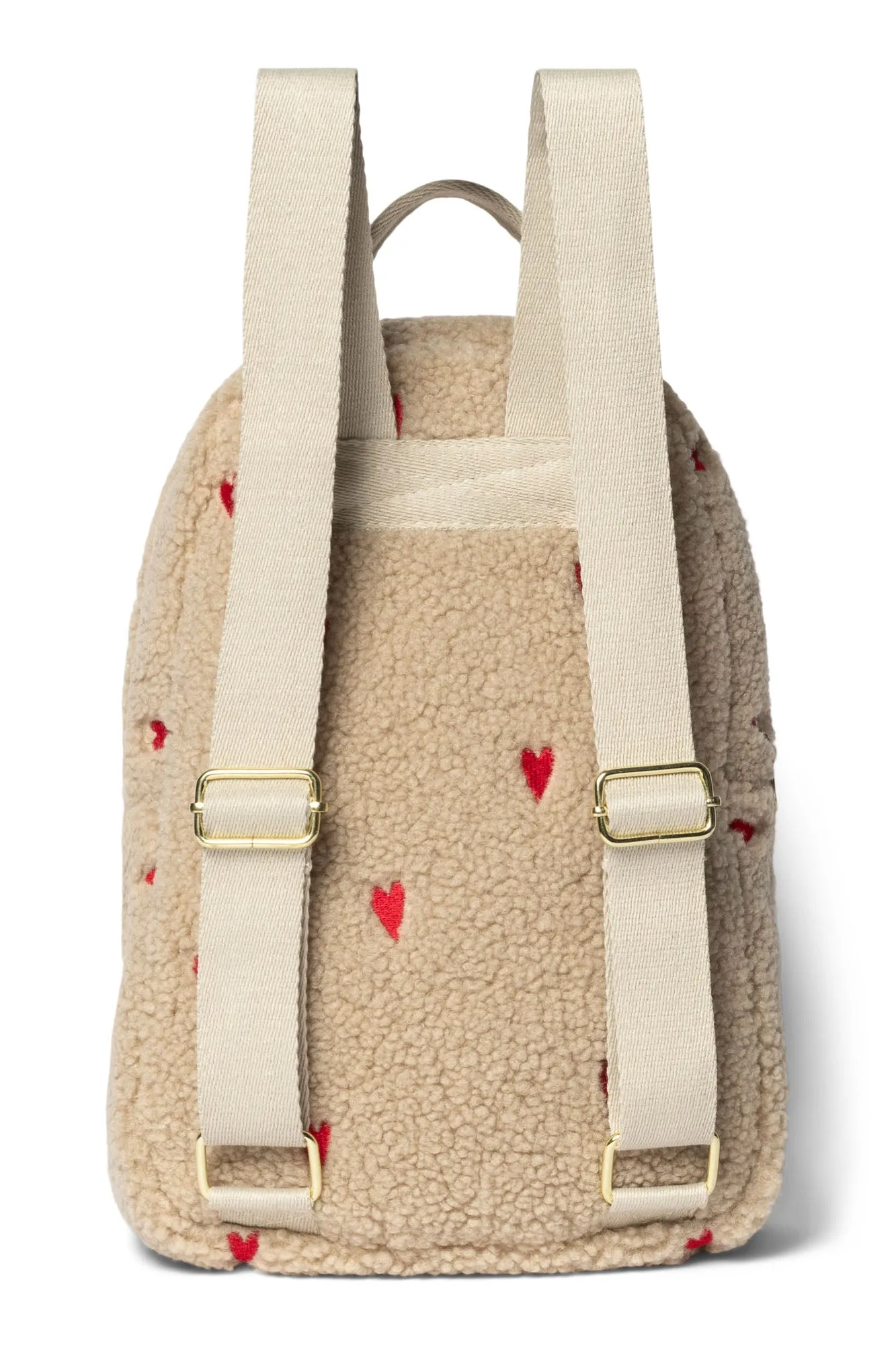 Ecru Teddy Hearts Mini Backpack