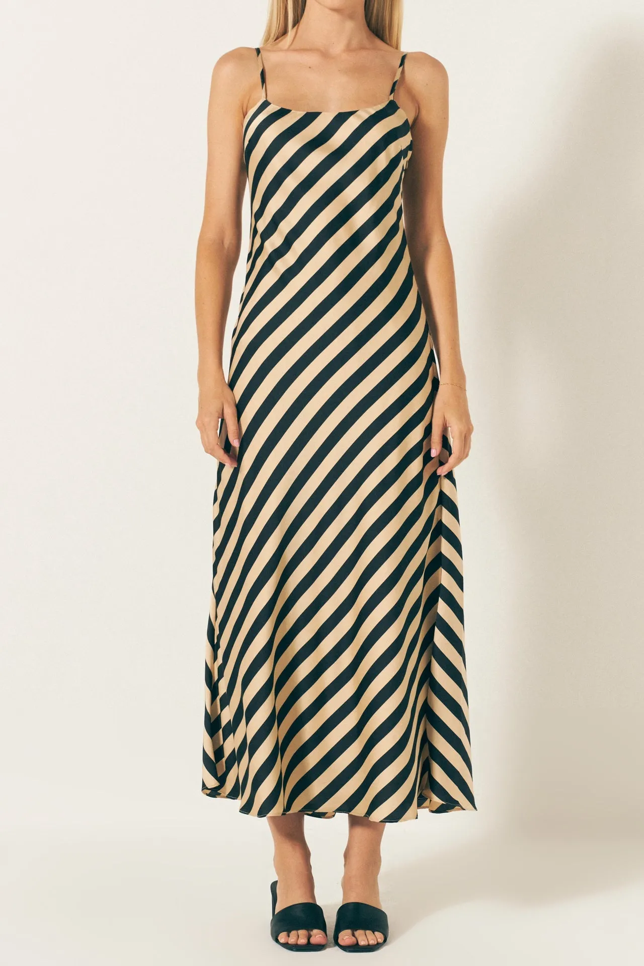 Endless Rose - Striped Maxi Slip Dress