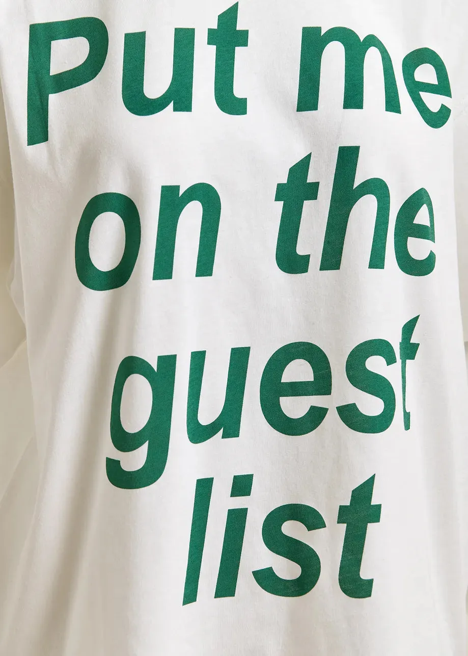 Essentiel Antwerp Getz Guest List Tee