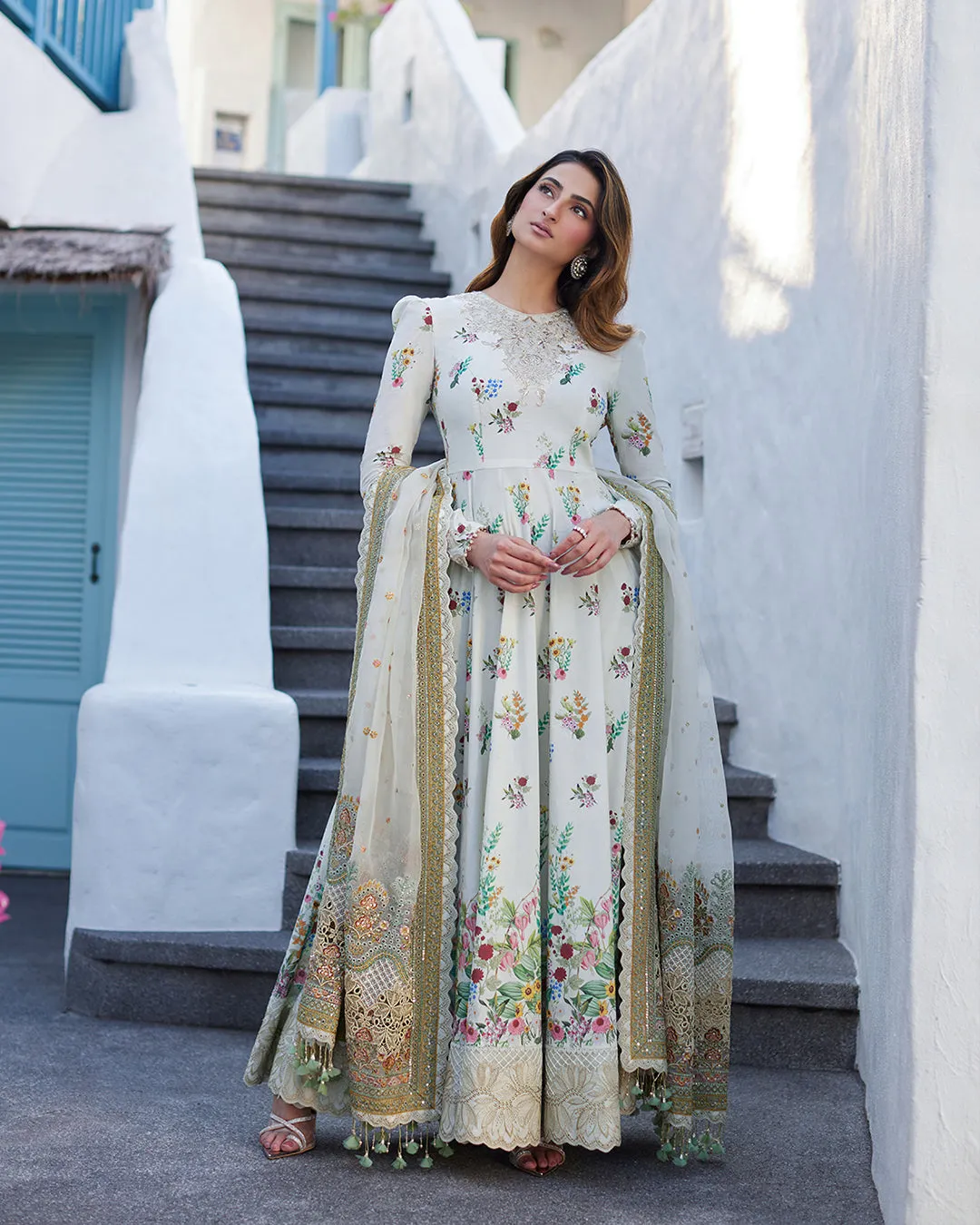 Faiza Saqlain Liliana x Palak Tiwari Luxury Lawn Collection 2024 – Avelina