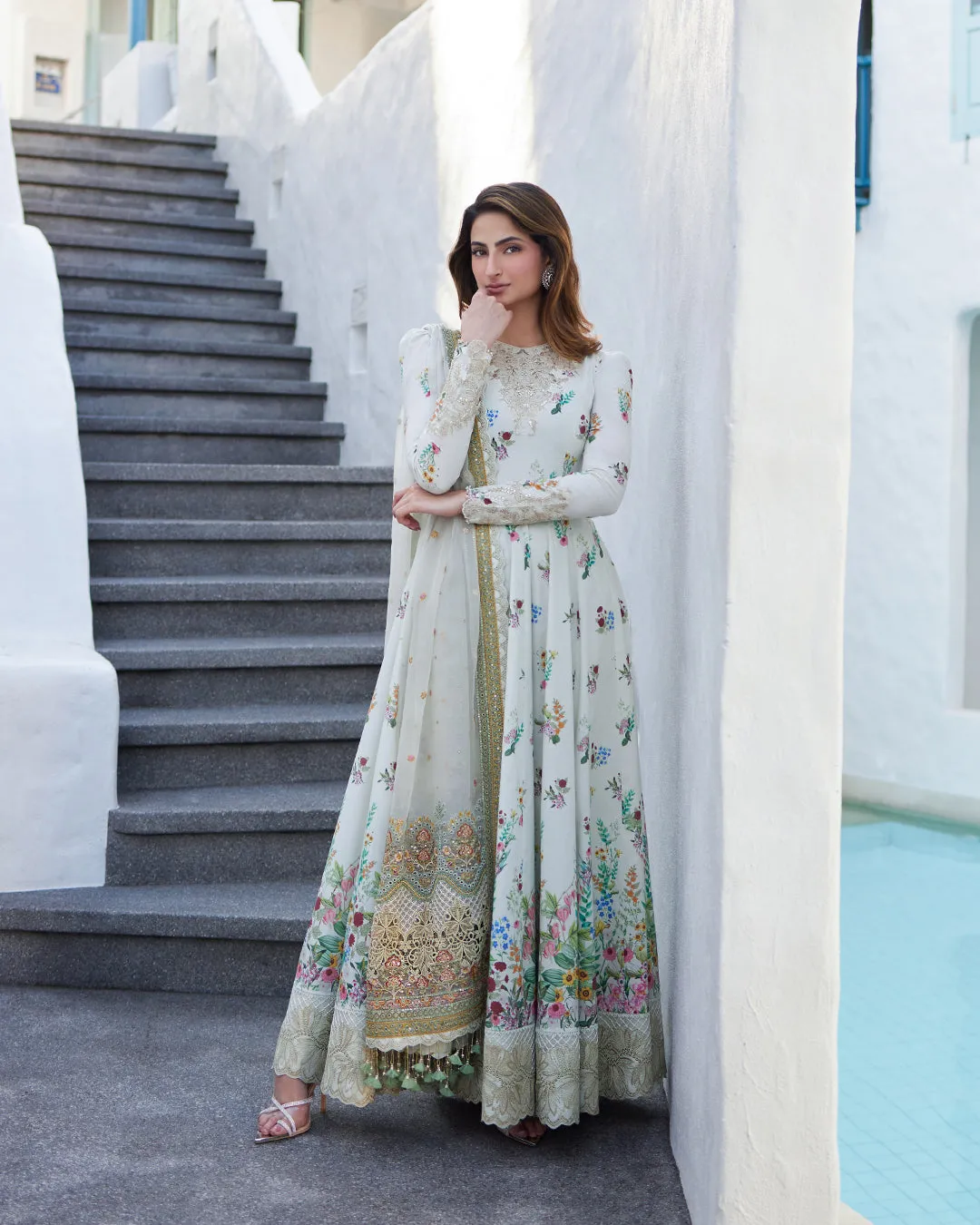 Faiza Saqlain Liliana x Palak Tiwari Luxury Lawn Collection 2024 – Avelina