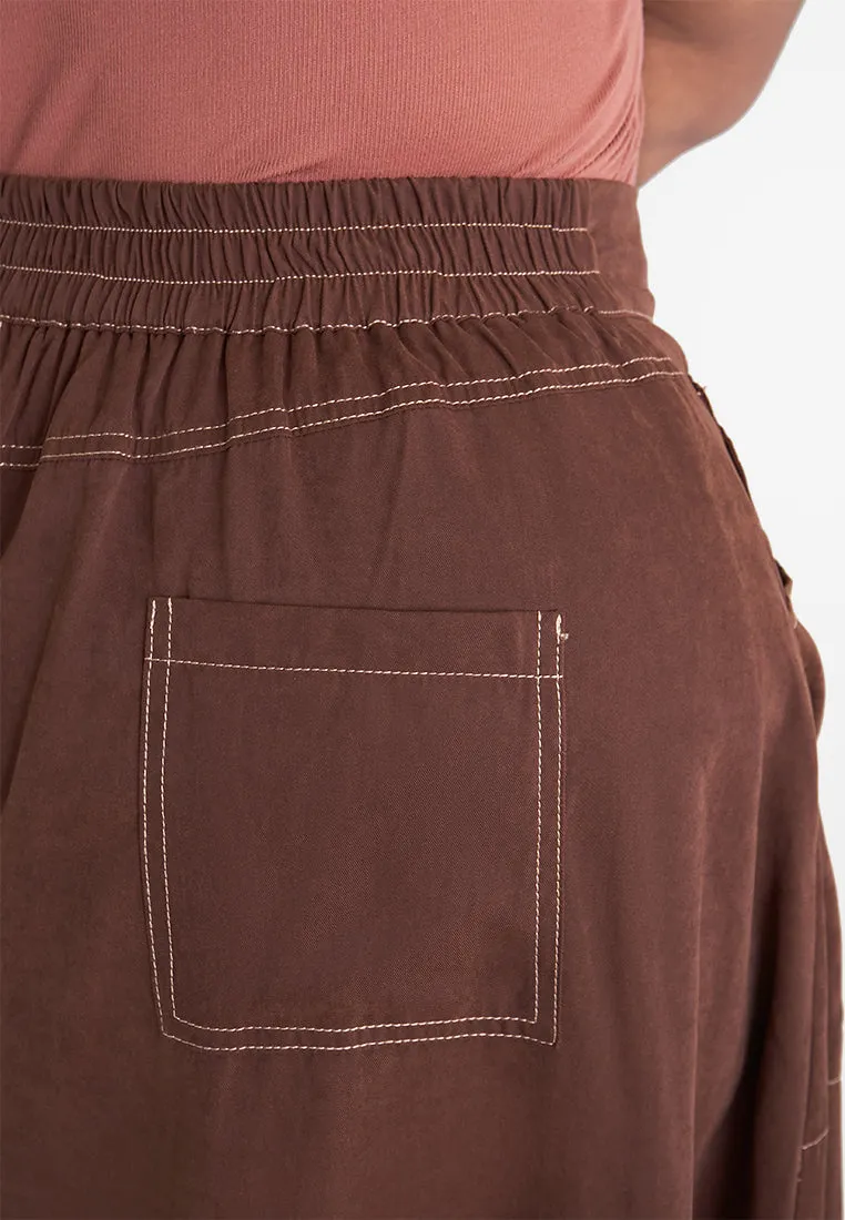 Farina Cargo Front Pocket Skirt