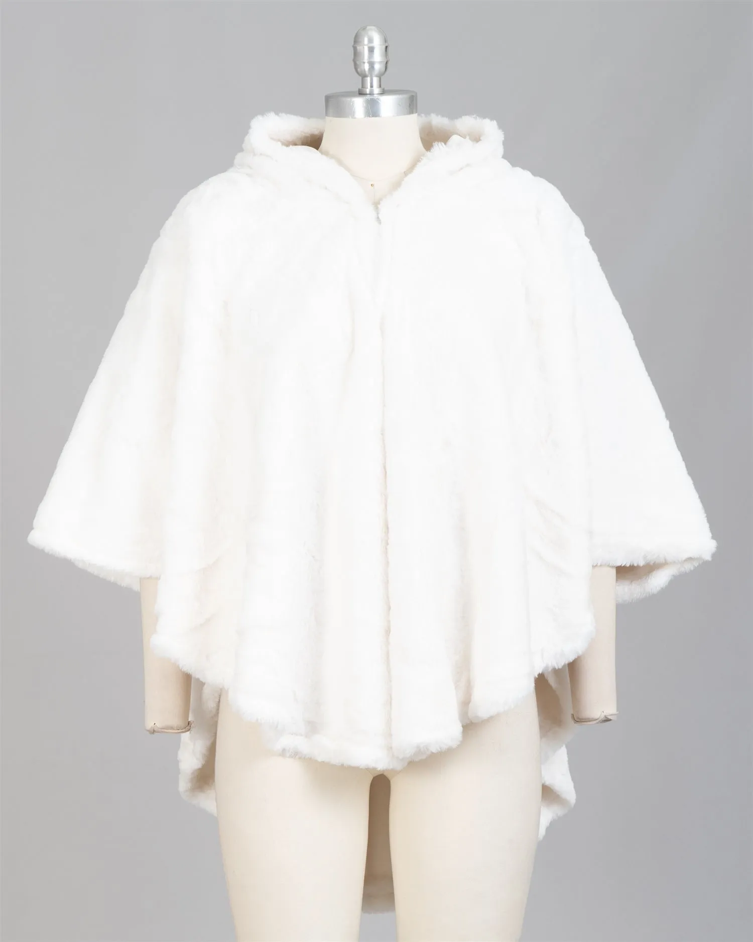 Fashion XY507 Faux Fur Cape