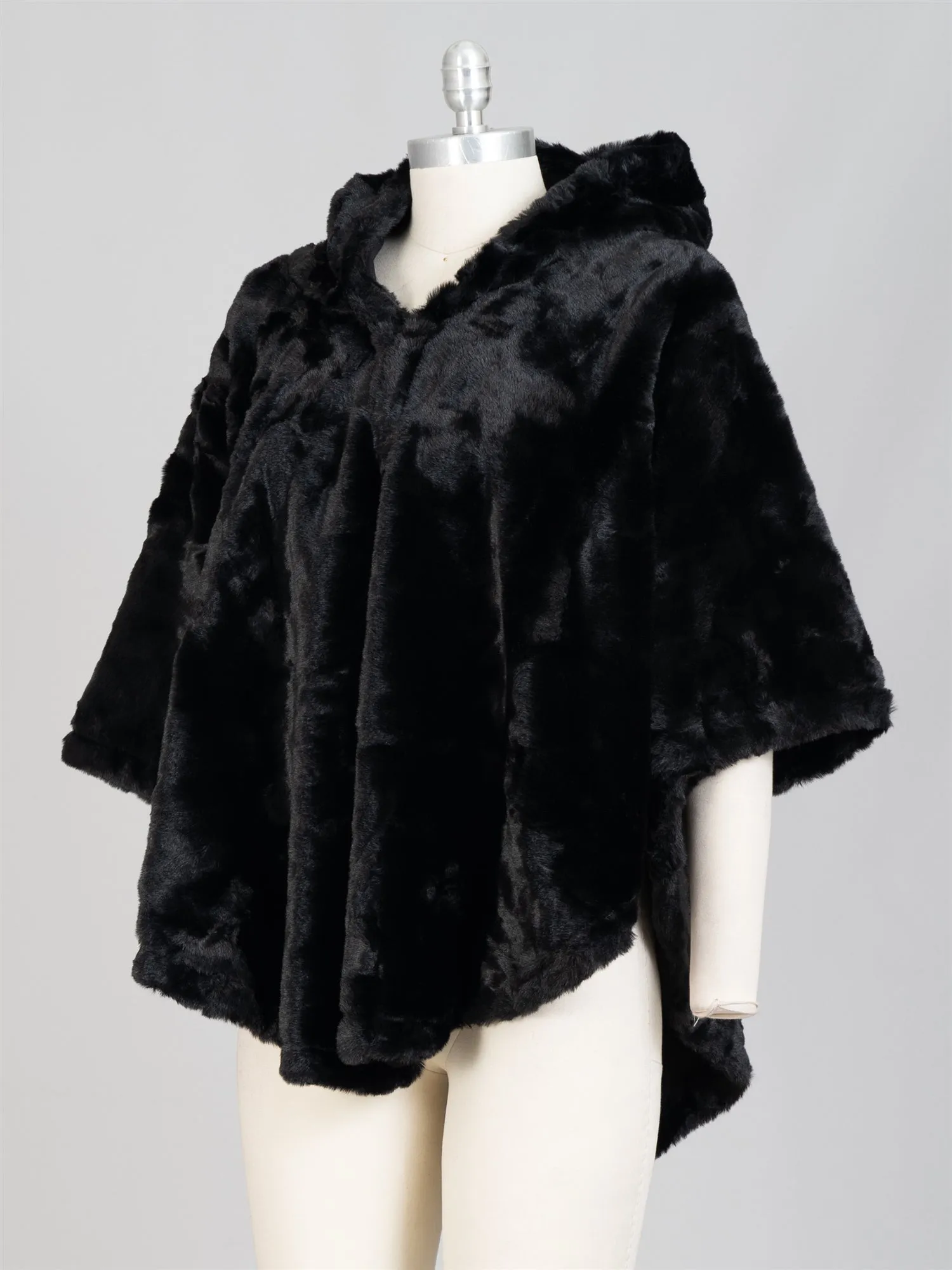 Fashion XY507 Faux Fur Cape