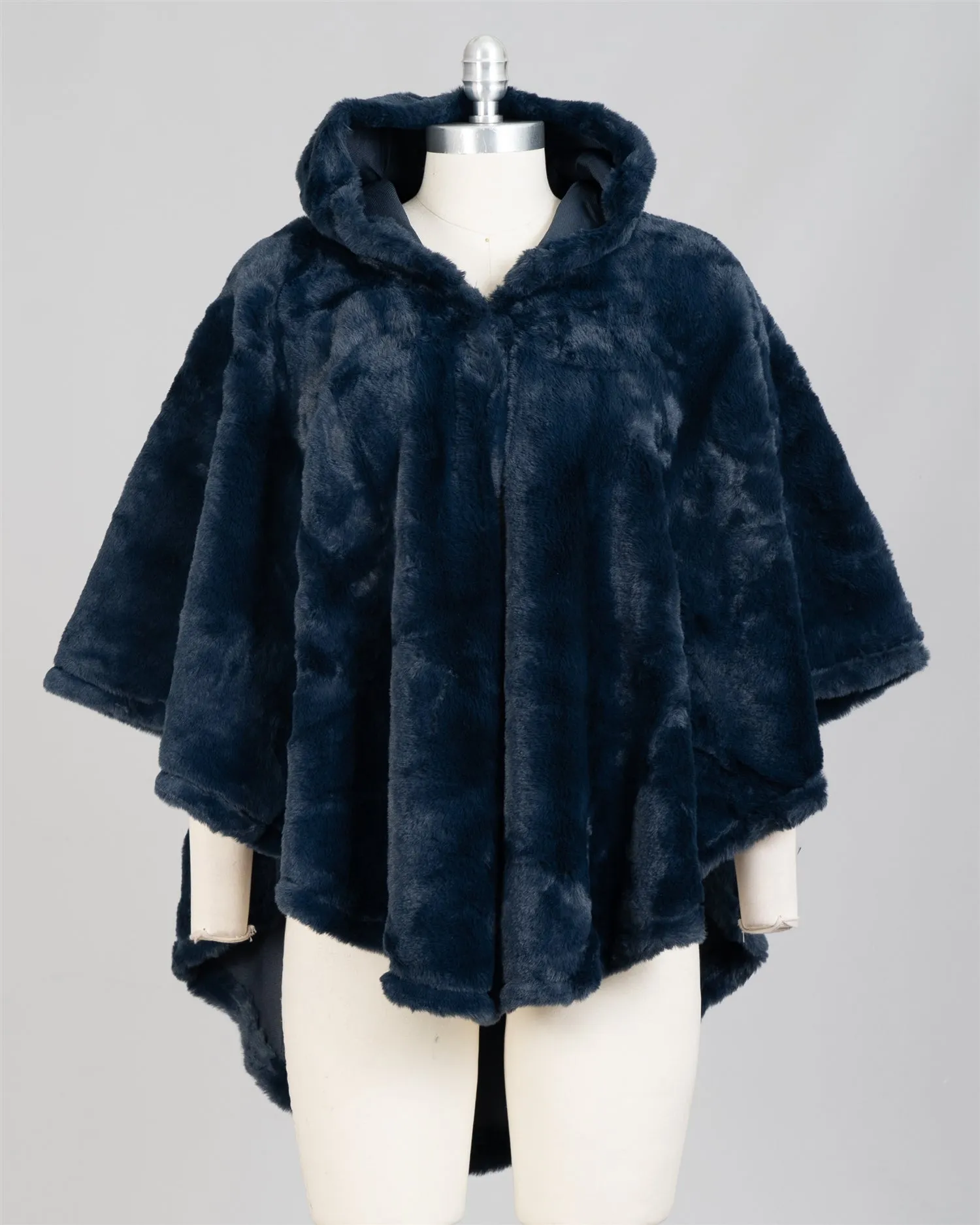 Fashion XY507 Faux Fur Cape