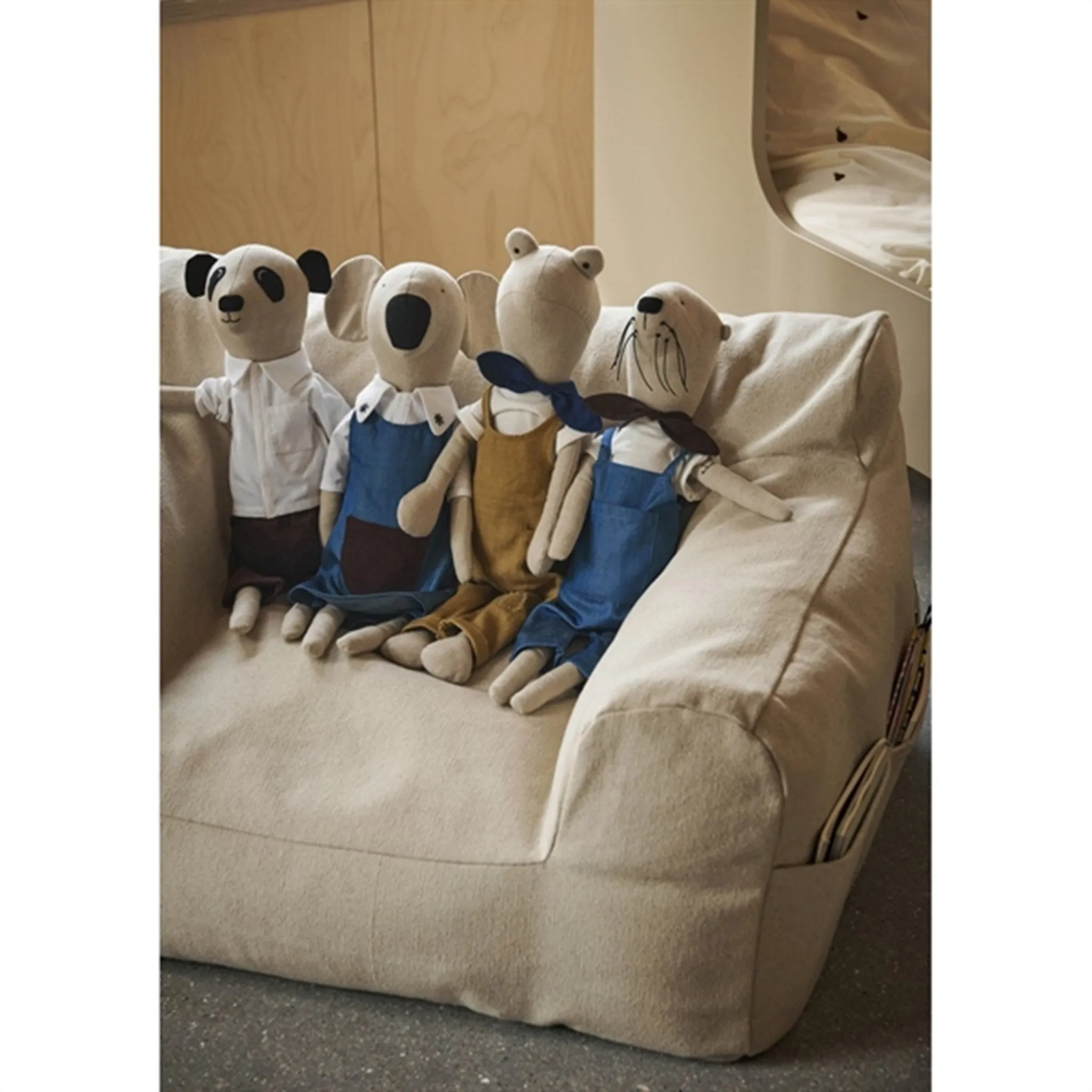 Ferm Living Teddy Panda Natural