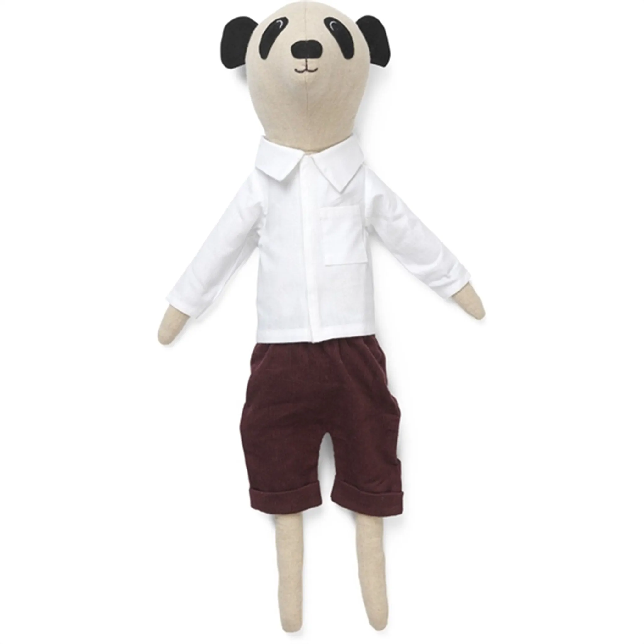 Ferm Living Teddy Panda Natural