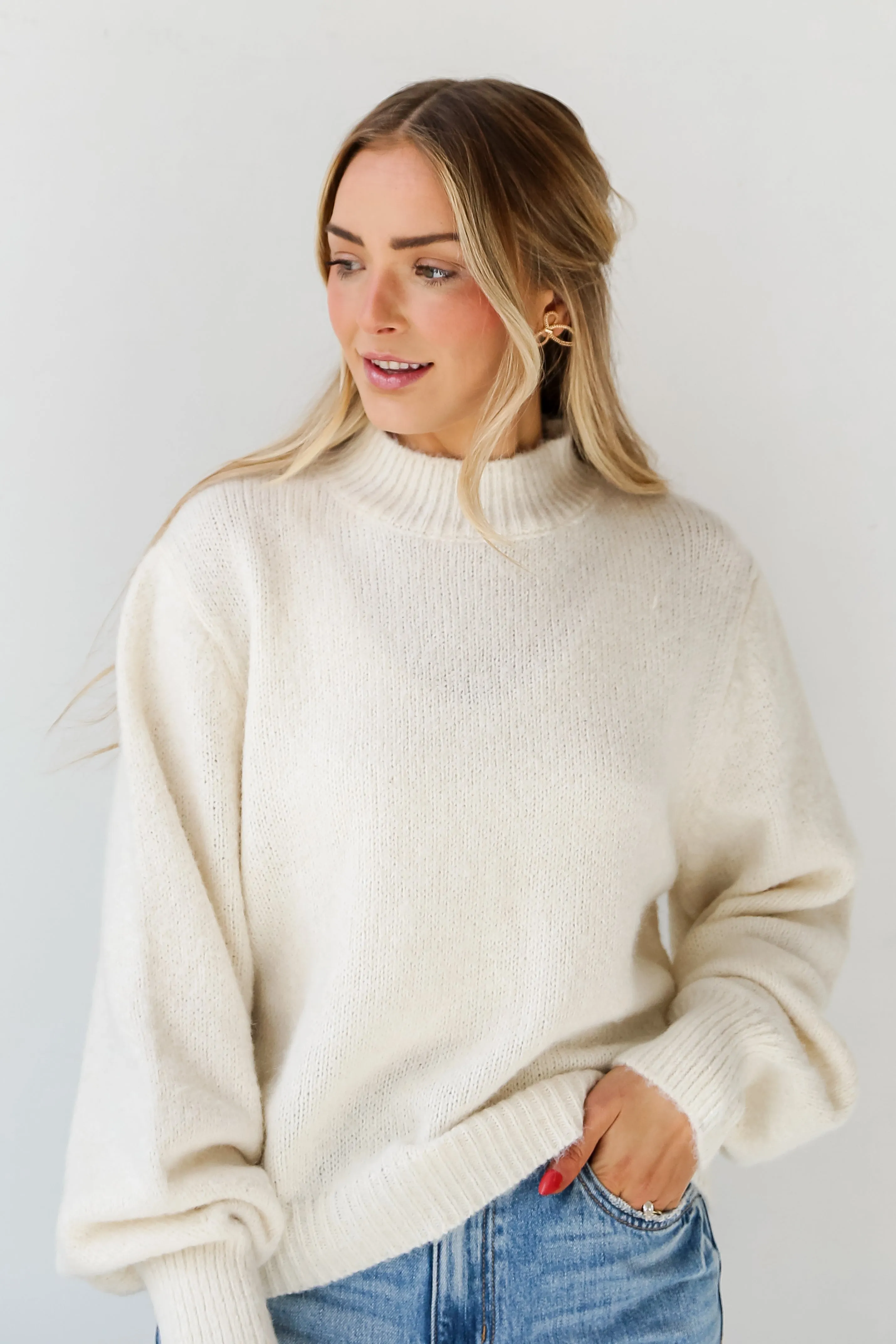 FINAL SALE - Sophia Oversized Sweater - DU DEAL