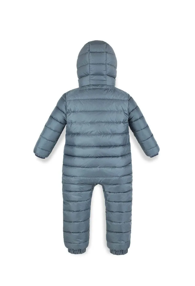 Fluff Down Snowsuit: Grey Stone