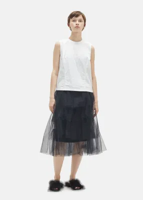 Frill Net Skirt