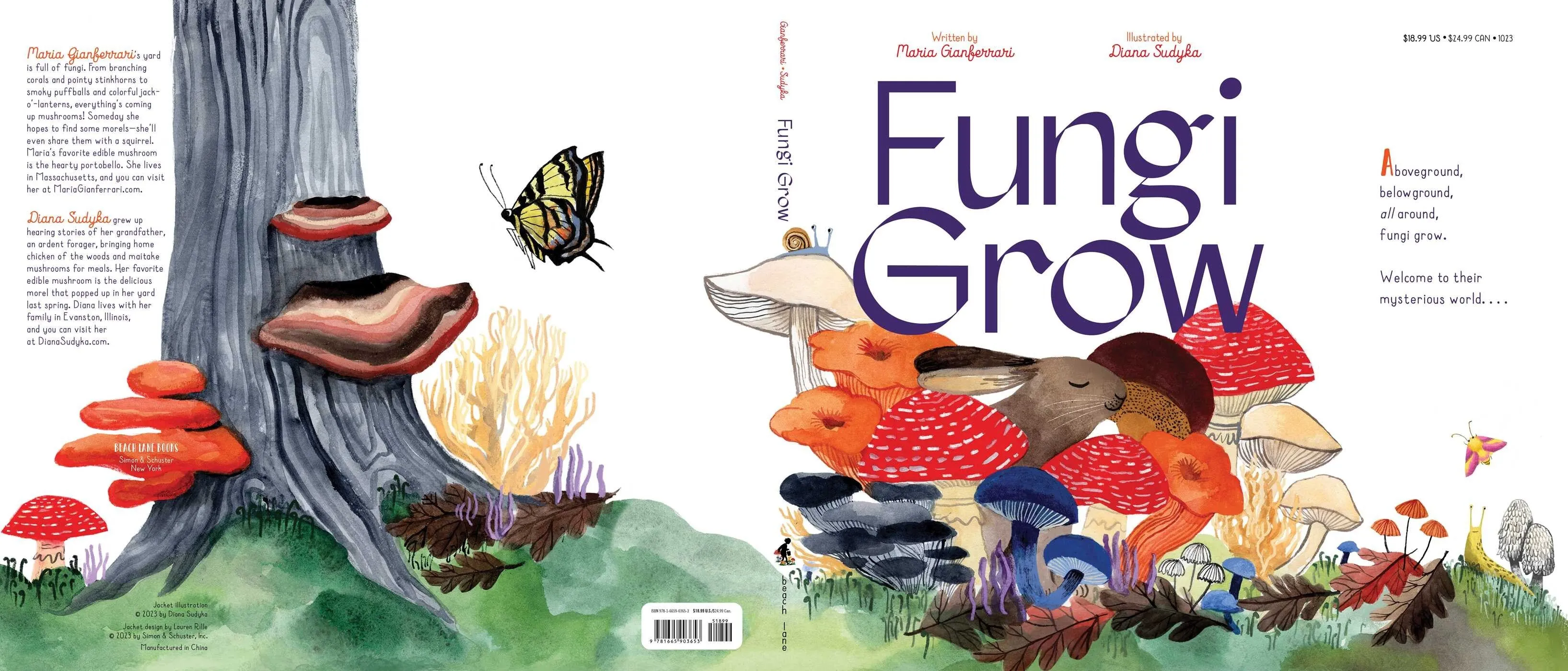 Fungi Grow Picture Book