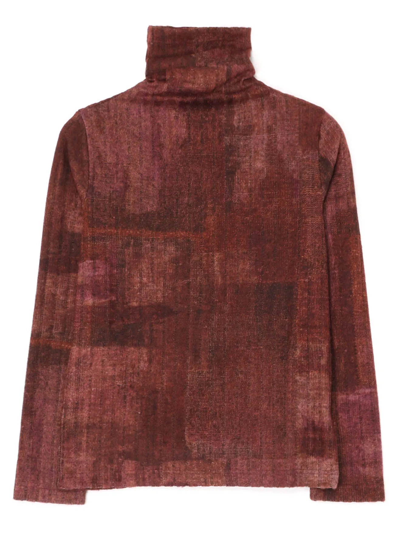 GRADATION PRINT TURTLENECK