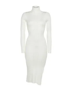 Guess Women Knee-length dress White M INT