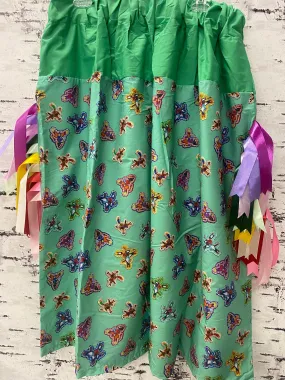 Handmade Riders Teal 2 Ribbon Skirt