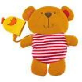 Hape Teddy and Duck Mitt Set