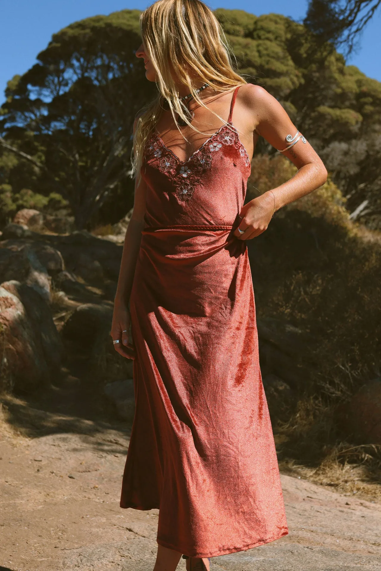 Hendrix Sveta Dress - Rust